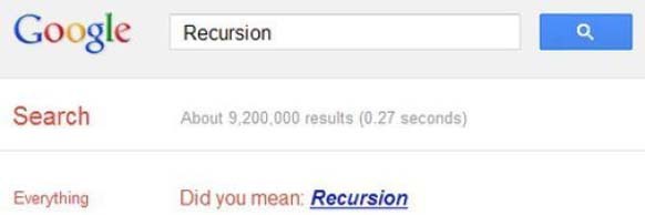 Google Recursion Viral