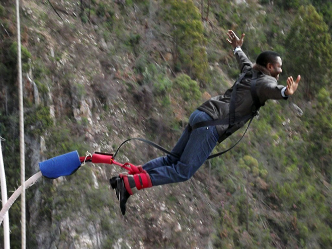bungee jumping, Rishikesh, Adventure , India