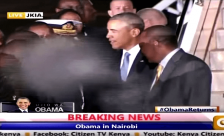 Warning: Exclusive Footage Of Demon On Obama’s Visit To Kenya