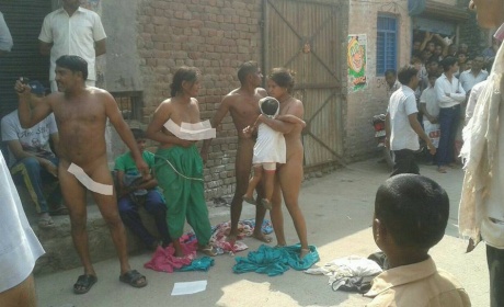 Dalit Family Beaten, Stripped & Paraded Naked By UP Police