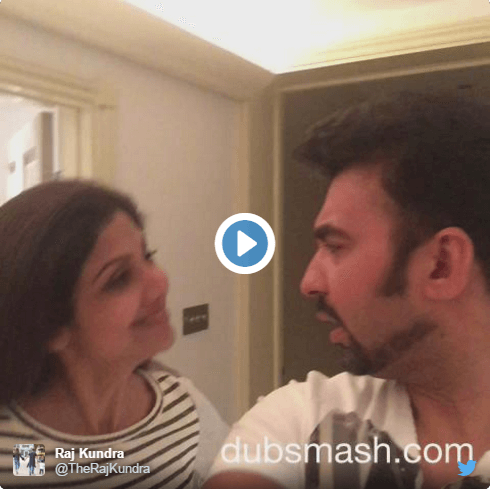 Adorable Dubsmash! Shilpa Shetty And Raj Kundra Made For Karvachauth.