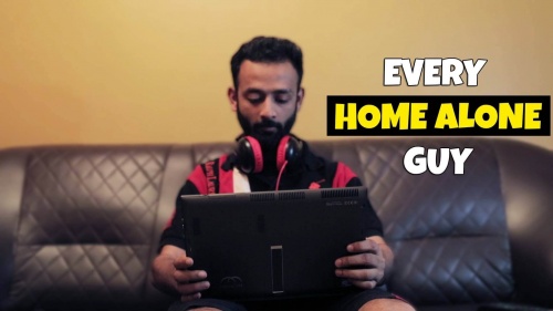 Awesome Video! What Guys Do When Alone At Home?