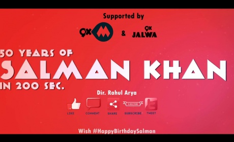 Have A Look! 50 YEARS OF SALMAN KHAN’S LIFE IN JUST 200 SECONDS!