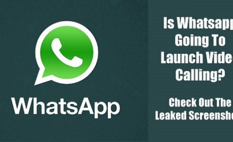 Video Calling Feature Coming To Whatsapp.
