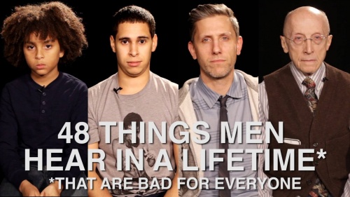 Watch 70 years of “be a real man” in under two minutes.