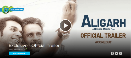 Intense Trailer Of Rajkumar Rao & Manoj Bajpayee’s New Film “Aligarh”