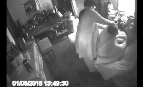 CCTV Footage: Lady Attempting To Kill Her 70-Year-Old Mother-In-Law