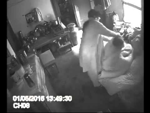 CCTV Footage: Lady Attempting To Kill Her 70-Year-Old Mother-In-Law