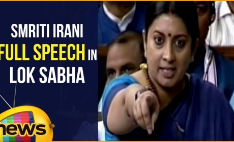 Watch: Smriti Irani Silences Everyone In Lok Sabha With Her Amazing Speech On JNU
