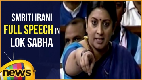 Watch: Smriti Irani Silences Everyone In Lok Sabha With Her Amazing Speech On JNU