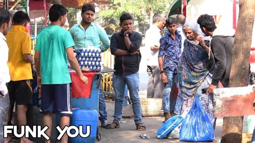 Watch This Guy! He Abused His Grandma In Public & What People Did With Him