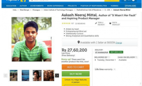 Check It Out: This Guy Wanted A Job In Flipkart! He Put Himself On ‘Sale’.