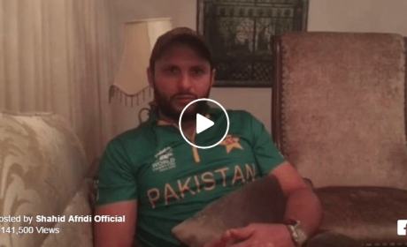 Shahid Afridi Apologises In Public! Don’t Miss Out The Video!