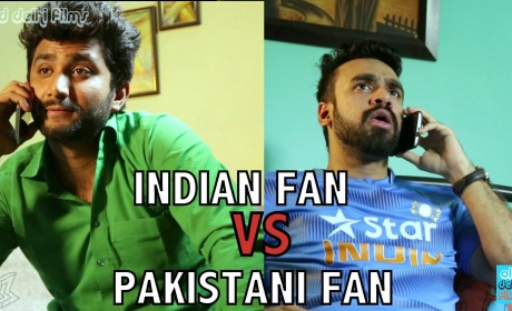 Two Huge Cricket Fans Of India & Pak Had An Epic War! Any Guesses Who Wins?