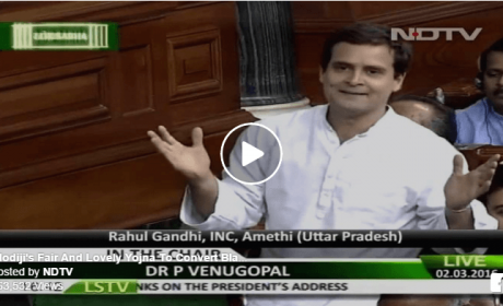 Watch: Rahul Gandhi is speaking in Lok Sabha and has attacked PM Modi over the issue of black money.