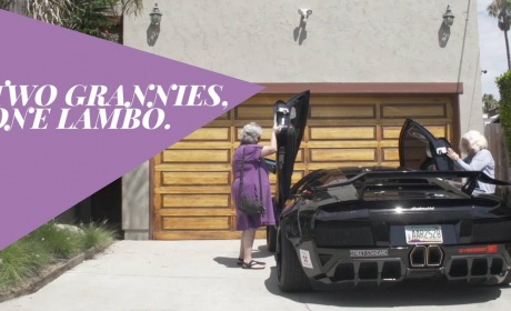 Video Of Two Grandmas Cruising Around In A Lamborghini Is Going Viral